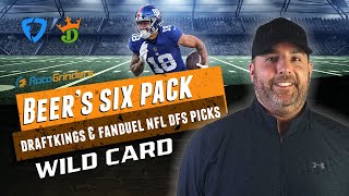 DRAFTKINGS & FANDUEL NFL PICKS WILD CARD WEEKEND - DFS 6 PACK