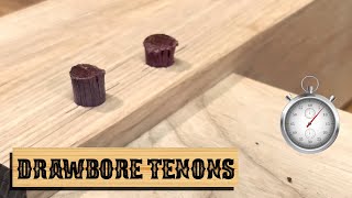 Quick Tip:  Drawbore Tenon