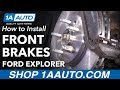 How to Replace Front Brakes on a 11-13 on a Ford Explorer