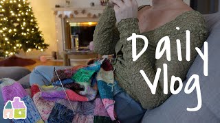 ✨Daily Vlog - Lets Knit and make a Cat Cafe🐱🎀