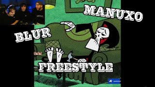 🎤🔥 BLUR \u0026 MANUXO Freestyle in Live su Twitch! Rime Assurde! 😱💥 #reaction #twitch #blur #manuxo