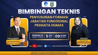 Bimbingan Teknis Penyusunan Formasi Jabatan Fungsional Pranata Humas