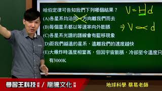 【月考王解題影音】《普高地球科學》 單元7 地球與太空 單選題31