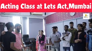 Acting Class by Vinay Shakya at Lets Act,Mumbai