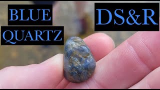 Rockhounding Blue Quartz in the Brandywine River - Rock Hounding South Eastern Pennsylvania