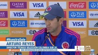 Arturo Reyes confía en la clasificación a cuartos de final de Colombia en el Mundial Sub 20
