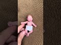 super cute mini silicone baby doll 3 inch for collection 1 6 scale dolls dollcollector shorts