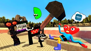 ⚡ SPARTAN KICKING ALPHABET LORE 3D SANIC CLONES MEMES ROBLOX RAINBOW FRIENDS in Gmod !