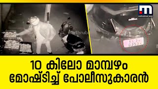 10 കിലോ മാമ്പഴം മോഷ്ടിച്ച പോലീസുകാരൻ സിസിടിവിയിൽ കുടുങ്ങി | Mathrubhumi News | Mango Theft