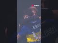 el abrazo de blondel y colidio ex compañeros en tigre y hoy rivales en boca vs. river 🫂