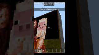 Living Painting in Minecraft! #shorts #viral