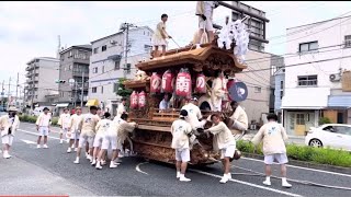 令和4年7月12日野堂町南組だんじり