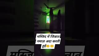 जिन्नात मस्जिद में नमाज़ पढ़ते हुए कैमरे में क़ैद Jinn masjid me namaz padhte hue jinnat in masjid