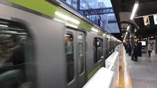 なんとなく電車：JR恵比寿駅：山手線外回り着