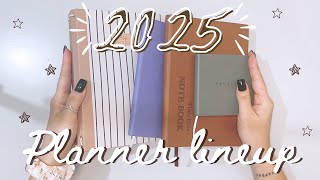 my 2025 planner lineup 📔