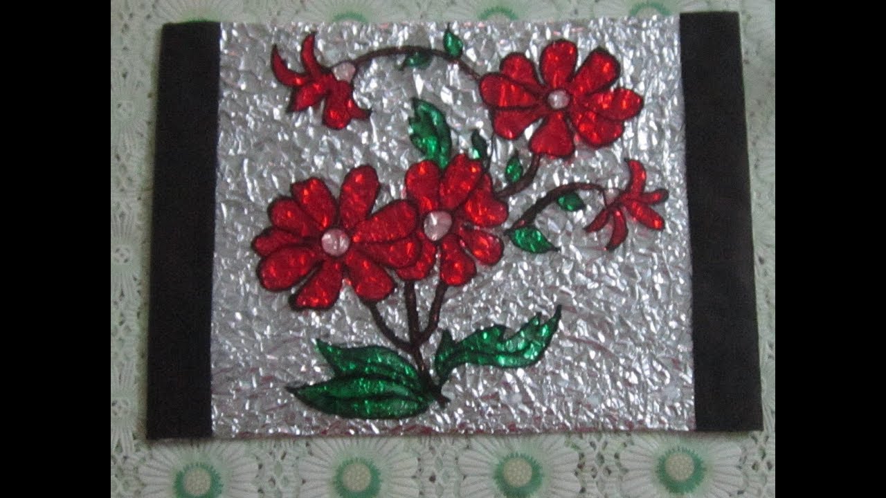 Glass Painting Demo Tutorial Start To Finish From Outlining To Framing