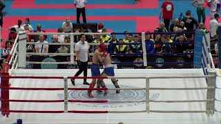 LAVRYNENKO OLEKSANDR UKR v CAZACINSCHII ALEXANDRU MDA Hungarian Kickboxing World Cup 2023