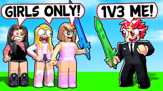 I Found A TOXIC GIRL CLAN... (Roblox Bedwars)