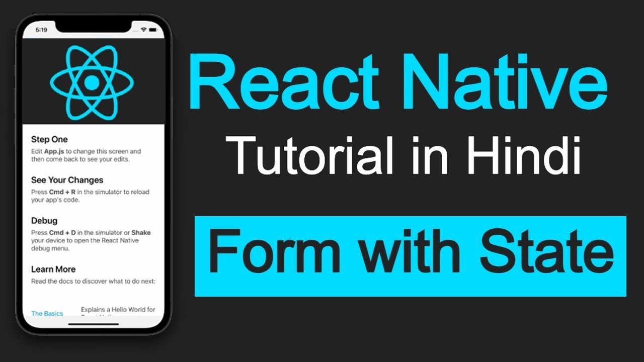 React Native Tutorial 13 Simple Form In React Native Form With State