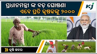 ଏବେ ପ୍ରତି ଚାଷୀଙ୍କୁ ମିଳିବ ୨୦୦୦  l  PMFAI l SML  l  FARMER l BIGGEST TRADE SHOW l TOP AGRI NEWS