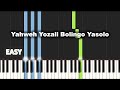 Yahweh Yozali Bolingo Yasolo | EASY PIANO TUTORIAL BY Extreme Midi