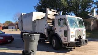 City of Dallas: Mini Peterbilt 320 Wayne Curbtender Garbage Trucks