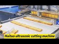 Automatic ultrasonic bread toast cutting machine