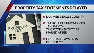 2 Colorado counties' property tax statements delayed
