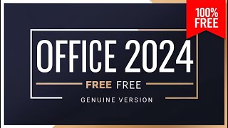 Download and Install Office 2024 From Microsoft for free | Genuine Version | Office 2024