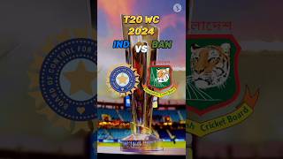 India vs Bangladesh in T20 WC 2024 ⚡#indvsban #t20wc2024
