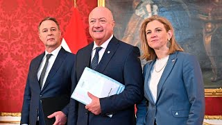 ÖVP, SPÖ und Neos: Die Regierung steht