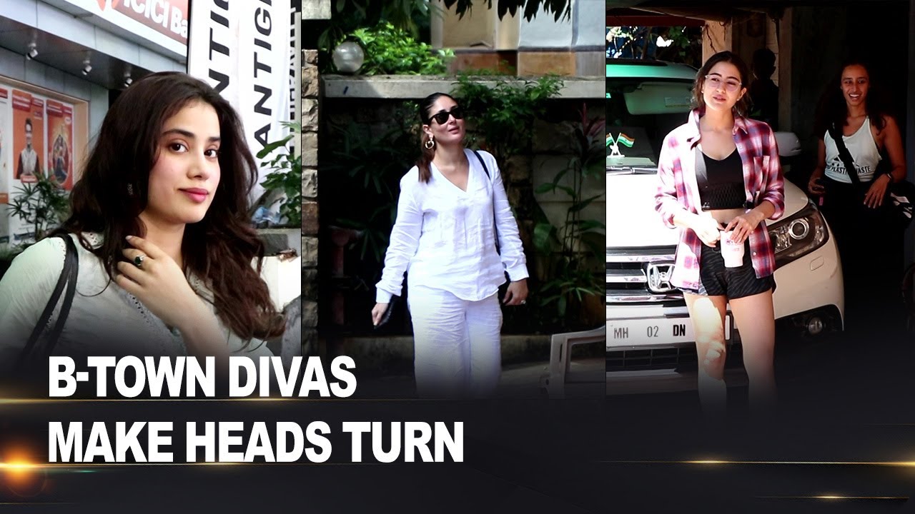 Janhvi Kapoor To Sara Ali Khan: B-town Divas Make Heads Turn - YouTube