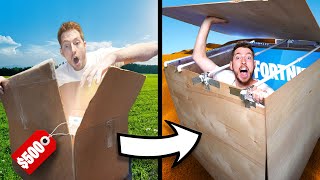 $500 MYSTERY BOX FORT CHALLENGE!