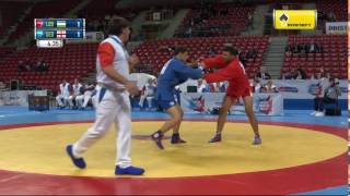 NIKO KUTSIA (GEO) VS JUMAEV FARRUKH (UZB) - World Sambo Championships 2016 - Sofia