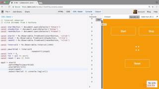 Reactive JavaScript Programming : Building a Stopwatch Application | packtpub.com