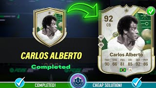 92 Winter Wildcard Icon Carlos Alberto SBC Solution - Cheap Solution \u0026 Tips - FC 25