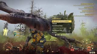 Fallout 76 Minigun Shredder vs Scorchbeast