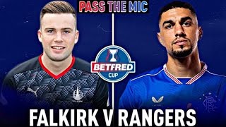 FALKIRK v RANGERS LIVE BETFRED CUP & QUARTER-FINAL DRAW with #PTM (29/11/2020)