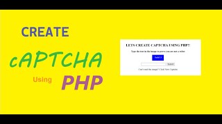 Generate captcha using PHP code