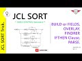 JCL Tutorial JCL SORT INREC | SORT INREC PARSE | INREC FINDREP | INREC OVERLAY | IFTHEN [DFSORT CSV]