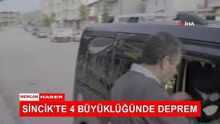 SİNCİK’TE 4 BÜYÜKLÜĞÜNDE DEPREM