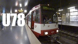 Stadtbahn Düsseldorf Führerstandsmitfahrt Line U78