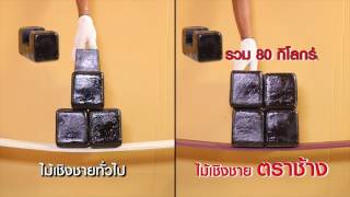 ทดสอบคุณสมบัติของไม้เชิงชาย ตราช้าง Woodplank Test