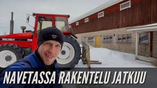 Navetassa rakentaminen jatkuu