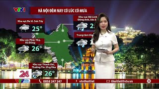 Dự báo thời tiết 18h45 - 14/06/2023 | Hà Nội đêm nay có lúc có mưa | VTVWDB