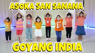 ASOKA | SAN SANANA | DANCE TARI KREASI INDIA TIKTOK VIRAL | TAKUPAZ KIDS JAKARTA