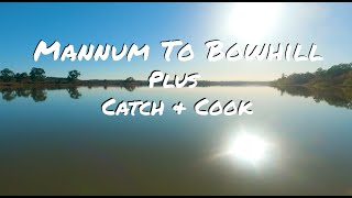 Exploring the River Murray in my little houseboat. Mannum to Bowhill + Callop catch & cook.