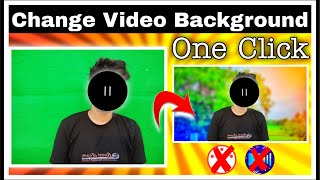 How To Change Video Background Without Green Screen #shorts