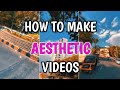 How to make aesthetic videos || tiktok trending urdu shayari editing tutorial || kinemaster editing