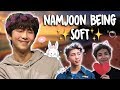 a video of namjoon being soft